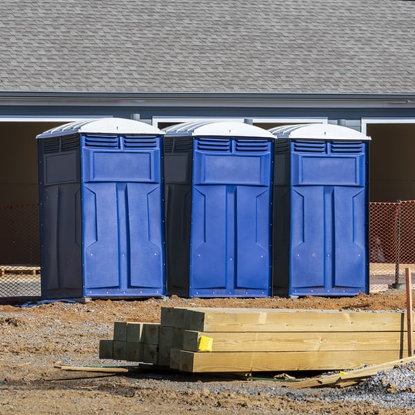 is there a specific order in which to place multiple porta potties in Sugar Notch Pennsylvania